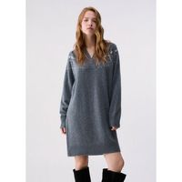 liu jo vestidos vestido de punto con bordados joya para mujer