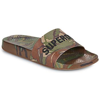 Superdry Chanclas Camo Print Pool Slide para hombre