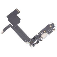 cable flexible original para puerto de carga del iphone 15 pro max - blanco