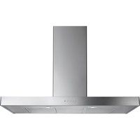 rangemaster flat 90 chimney cooker hood - stainless steel stainless steel