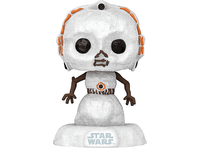 figura funko pop - star wars holiday snowman c3po vinilo 95 cm