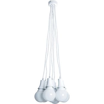 Lámpara de techo colgante ARCO-IRIS 7xE27 30d Blanco