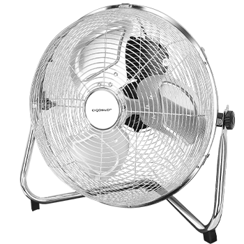 Aigostar Eddie - Ventilador industrial, 60 W, 3 Velocidades, Ajustable 135º, 3 aspas metálicas, 14