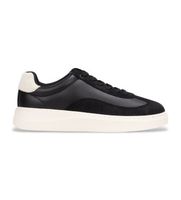 hugo para mujer 50552700 zapatillas de piel lyzz negro 40 plano cordones casual
