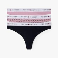 tommy hilfiger braguitas 3 pack thong ext sizes para mujer