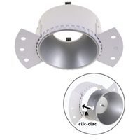 aro para downlight empotrable hator redondo para yeso laminado l14xan84xal52cm plata
