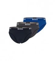 boss para hombre 50475273 pack 3 slips power azul marino gris s homewear algodon