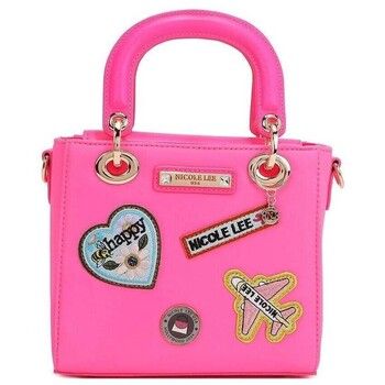 Nicole Lee Bolso de mano BOLSO DE MANO CON PARCHES DE COLORES (ROSA) para mujer