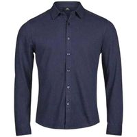tee jays camisa manga larga luxury para hombre