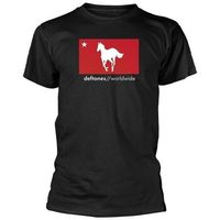 deftones camiseta white pony worldwide para mujer