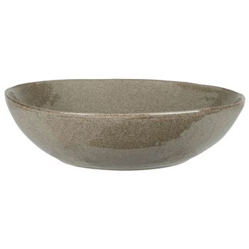 Plato hondo de cerámica verde