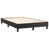 somier de laminas sobre patas estructura de cama 120x200 cm negro sintetico tdl0207035