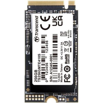 Disco Duro Transcend PCIe SSD 410S 256 GB M.2 NVMe 3300 MB/s Gaming