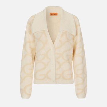 Stine Goya Long Sleeve Cropped Knit Cardigan - XL