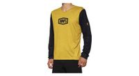 maillot de manga larga 100  airmatic dijon yellow   black