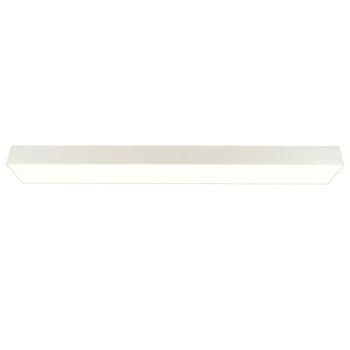 Plafón led rectangular de superficie ip20 blanco (4000k, 42w, 120 cm)