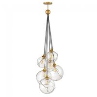 lampara colgante skye 6 luces