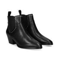ash botines con tacon mujer - negro talla 37