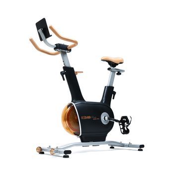 Bicicleta Estática Motorizada Keboo Fitness Serie 900 Black Frenado Magnético | Inercia 7 Kg Y 32 Niveles | Pedales Antideslizantes