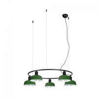 lampara colgante tatawin s metal 5 luces