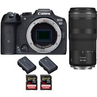 eos r7  rf 100-400mm is  2 sandisk 32gb extreme pro uhs-ii sdxc 300 mbs  2 lp-e6nh  pdf mcz dir