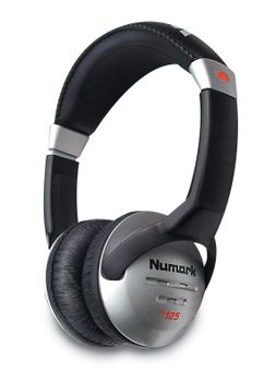 Numark HF125 auricular y casco Auriculares Alámbrico Diadema Negro, Plata