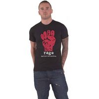 rage against the machine tops y camisetas red fist para mujer