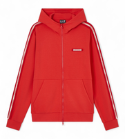ea7 para hombre 7m001480af12660 sudadera logo series rojo 3xl azul casual deportivo sportswear multideporte poliester manga corta
