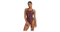 traje de bano tyr durafast elite diamondfit   energia rojo  mujer