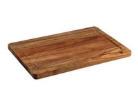 tabla de cortar de madera de acacia alva - 38 x 25cm