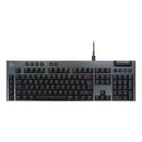 logitech g teclado mecanico para gaming con cable de perfil bajo g915 x teclas de pbt de doble moldeado teclas totalmente programables iluminacian rgb acabado en aluminio interruptores tactiles marrones gl pcmac layout es