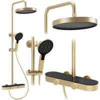 conjunto de ducha creo brush gold