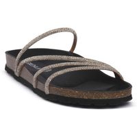 grunland sandalias champagne 70sara para mujer