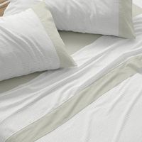 juego de sabanas 50 algodon diseno naif azul 150 x 190200 cm - laurel - burrito blanco