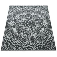 alfombras de interior y exterior cocoon negro 60x100 cm
