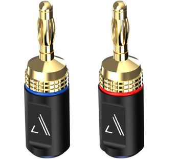 AUSTERE V Series 5S-BNN1-2P Speaker Connector, Gold