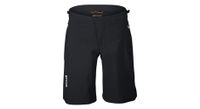 pantalon corto poc essential enduro negro para mujer