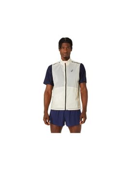 Chaleco de Running ASICS Metarun Packable Gilet Hombre Beige