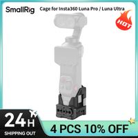 jaula smallrig para insta360 luna pro  luna ultra jaula de aleacion para camara de accion y vlog con soporte para accesorios y orificios de fijacion de 14 modelo 6865