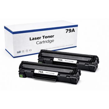 Pack 2 Cartuchos de Toner compatible con HP CF279A 79a para HP LaserJet Pro M12a M12w M26a M26nw MFP M26a MFP M26nw