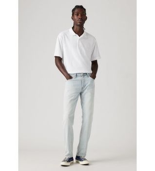 Levi's para hombre. 29507-1638 Jeans 502 Taper Lightweight azul (34/32), Casual, Algodón, Denim