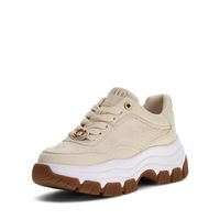 guess zapatillas berrett2 beige flfbrt pel12-cream