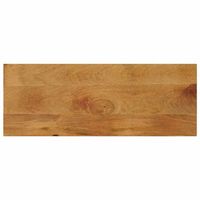tablero de mesa rectangular madera maciza mango 70x40x25 cm vidaxl