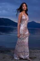 vestido largo lentejuelas