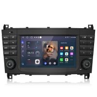 autoradio android 15 junsun carplay gps 7 para mercedes clase c y clk