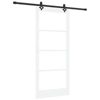 puerta corredera orkdal y negro 93 x 211 cm vidaxl