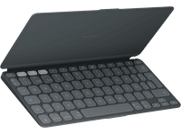 funda con teclado - logitech keys to go 2 para ipad bluetooth accesos directos multidispositivo smart actions iphone y macbook negro