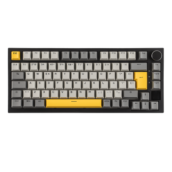 ISO-ES Layout EPOMAKER X AJAZZ AK820 PRO 75% Distribución Española Cableado/2.4G/BT Teclado Mecánico con Pantalla & Perilla para PC/Mac