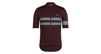 Maillot de manga corta rapha brevet para hombre marron plata