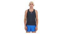 camiseta de tirantes new balance q speed jacquard negra hombre